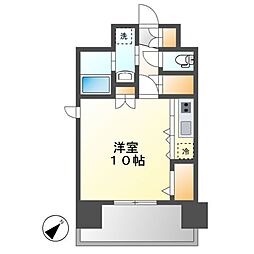 inspiration(インスピレーション) ワンルームの間取図画像