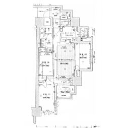 プレサンスロジェ桜通代官町 3LDKの間取図画像