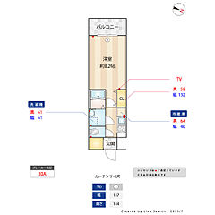物件の間取り