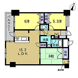 間取図画像 3LDK