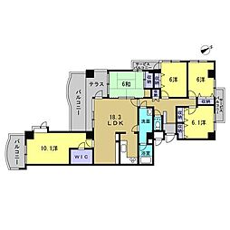 間取図画像 5LDK