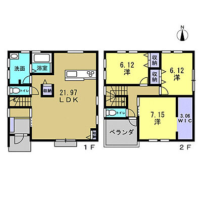間取り 東区福田3丁目