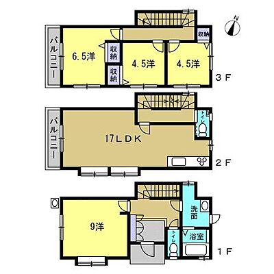 間取り 佐伯区八幡東4丁目