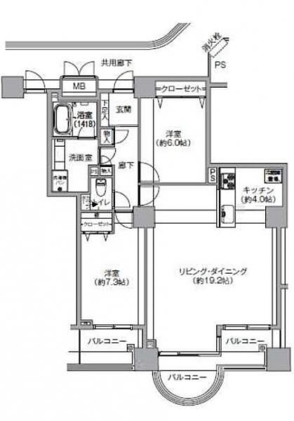 間取りを拡大表示
