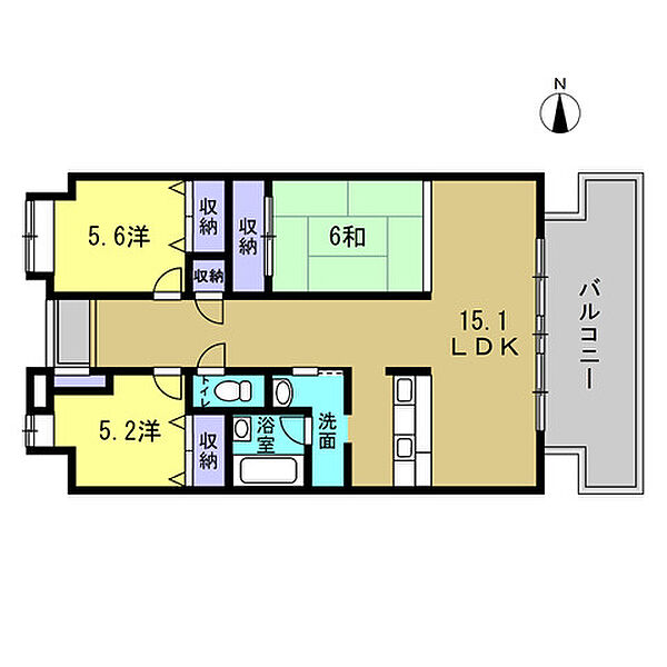 間取りを拡大表示