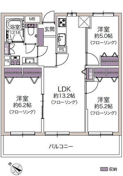 間取りを拡大表示