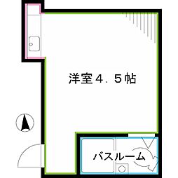 富久和荘 ワンルームの間取図画像