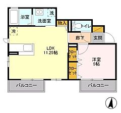 物件の間取り