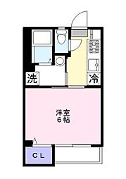 ラフォンテ高円寺 1Kの間取図画像