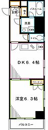 エクセリア荻窪 1DKの間取図画像