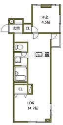 オーナーズマンション 1LDKの間取図画像