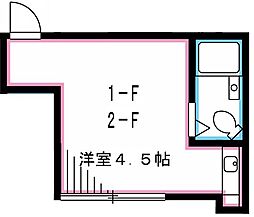 富久和荘 ワンルームの間取図画像