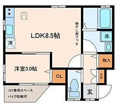 物件の間取り