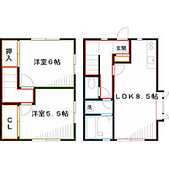 物件の間取り