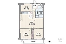 間取図画像 3LDK