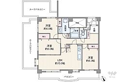間取図画像 3LDK