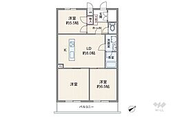 間取図画像 3LDK