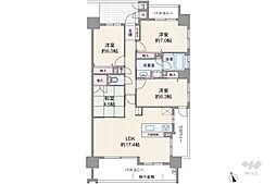 ユニーブル平針ガーデン 4LDKの間取図画像