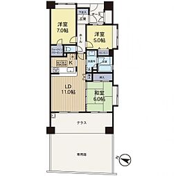 間取図画像 3LDK