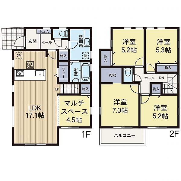 間取りを拡大表示