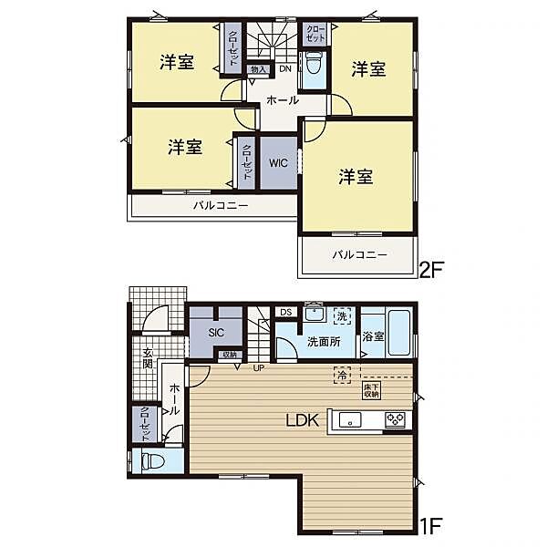 間取りを拡大表示