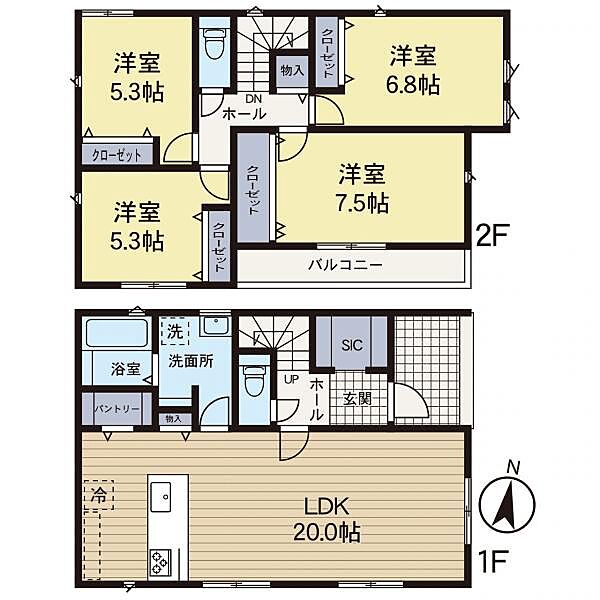 間取りを拡大表示