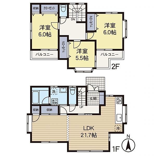 間取りを拡大表示