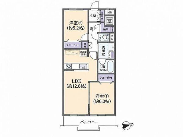 間取りを拡大表示