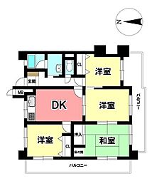 間取図画像 4DK