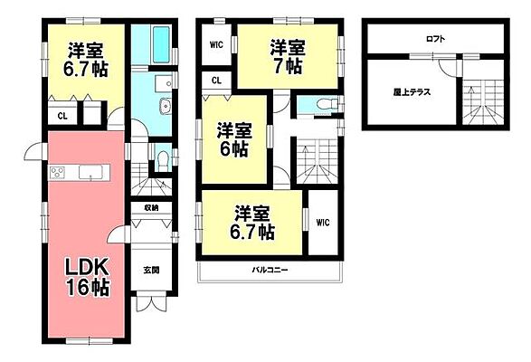 間取り 中古戸建 中川区大畑町