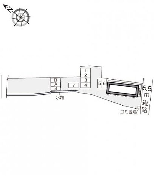 レオパレスアプリコット・イン 206｜福岡県久留米市梅満町(賃貸アパート1K・2階・20.28㎡)の写真 その3