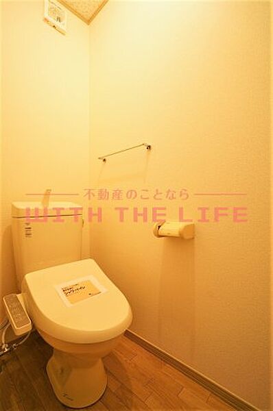 画像19:落ち着いた色調のトイレです
