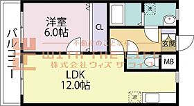 コーポラス青柳 305号 ｜ 福岡県久留米市東合川8丁目6-38（賃貸マンション1LDK・3階・41.25㎡） その2