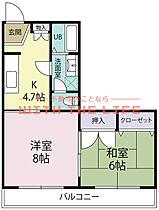 マルエムハイツ 102号 ｜ 福岡県久留米市西町898-15（賃貸アパート2K・1階・46.00㎡） その2