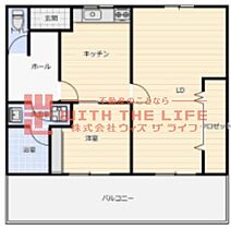 イシイコーポ 203号 ｜ 福岡県久留米市御井旗崎4丁目3-20（賃貸アパート1LDK・2階・56.52㎡） その2