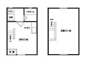 ikka豆津A棟 3号 ｜ 佐賀県三養基郡みやき町大字江口3527（賃貸アパート1DK・1階・28.30㎡） その2