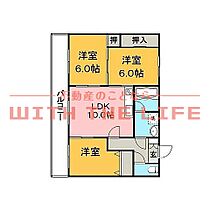 レジデンス亜依I  ｜ 福岡県久留米市白山町565-2（賃貸マンション3LDK・3階・60.50㎡） その2