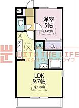 グランデシェチオ千本杉 101号 ｜ 福岡県久留米市合川町20-1（賃貸マンション1LDK・1階・40.50㎡） その2