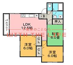 エクセル 101号 ｜ 福岡県久留米市津福本町1705（賃貸アパート3LDK・1階・67.00㎡） その2