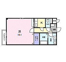 ポラリス弐番館 203 ｜ 福岡県久留米市南3丁目8番6号（賃貸アパート1K・2階・30.40㎡） その2