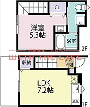 Seven　Hills（セブンヒルズ）鳥栖 E号 ｜ 佐賀県鳥栖市真木町（賃貸アパート1DK・1階・33.33㎡） その2