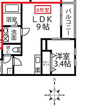 試験場前プレミアI 103号 ｜ 福岡県久留米市津福本町984-8（賃貸アパート1LDK・1階・30.80㎡） その2