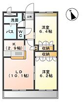 Ｈｉｋａｒｉ  ｜ 福岡県筑後市大字西牟田（賃貸アパート2LDK・2階・57.85㎡） その2