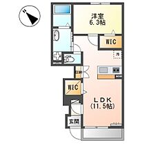 新築）セフィーロ  ｜ 福岡県久留米市国分町（賃貸アパート1LDK・1階・46.00㎡） その2