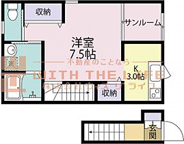 k-ideal(ケーアイディール）久留米I B12号 ｜ 福岡県久留米市田主丸町常盤1207-1（賃貸アパート1R・2階・36.43㎡） その2