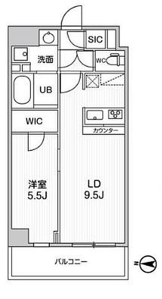 ＡＬＴＥＲＮＡ菊川II 206号室｜東京都墨田区立川４丁目(賃貸マンション1LDK・2階・41.32㎡)の写真 その2