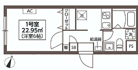 コンポジット新宿 301号室 ｜ 東京都渋谷区代々木３丁目13-11（賃貸マンション1K・3階・22.95㎡） その2