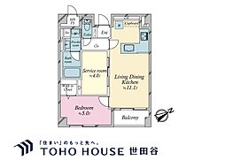 間取図画像 1SLDK