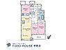 間取り：3LDK、専有面積87.12m2、バルコニー面積6.92m2
