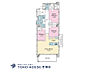 間取り：3LDK、専有面積73.95m2、バルコニー面積10.16m2